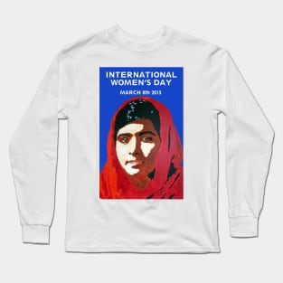 MALALA INTERNATIONAL WOMEN'S DAY Long Sleeve T-Shirt